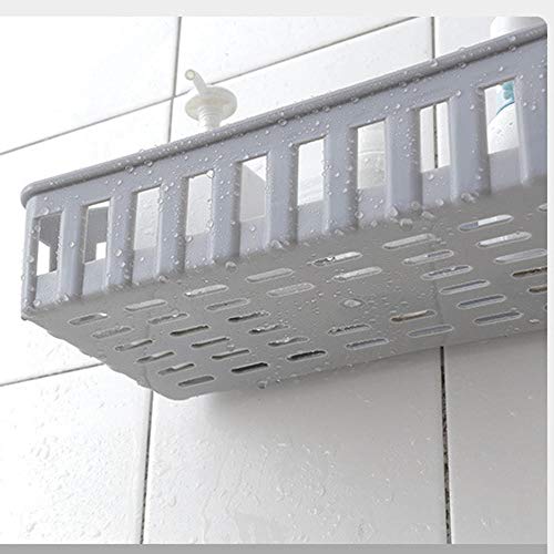 Panier de rangement blanc pour optimiser la douche - 7