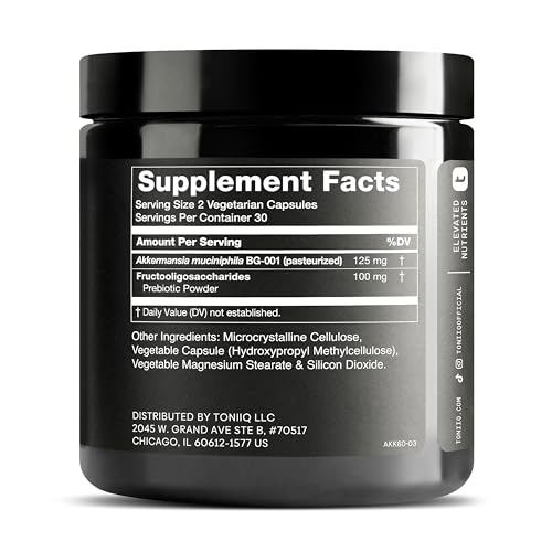 Toniiq Akkermansia Probiotic 50 Billion TFU