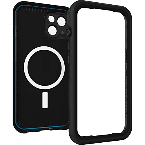 OtterBox FRĒ Series Waterproof Case with MagSafe (Designed by LifeProof) for iPhone 14 - Black by OtterBox - Image 3