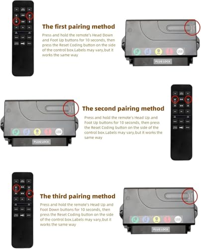 Télécommande HJH55 Richmat ZWP pour débloquer un sommier électrique - 6