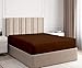 Fitted Sheet King Fitted Sheet Coffee 1000 Series 12' Deep Pocket Wrinkle Free 78 x 80 Inches Cotton Fitted Sheet King Size Bed