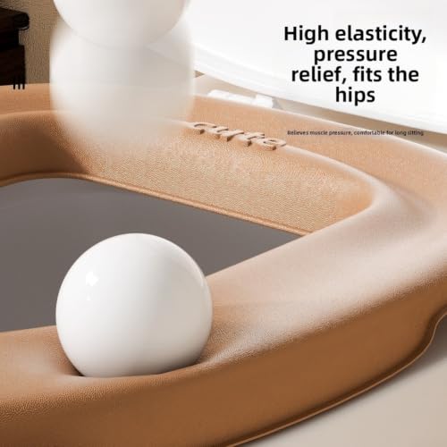 Funda de asiento de inodoro impermeable de EVA para baño estándar en pack de 3 unidades 5