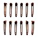 Produktbild 12pcs Haarschneideklammern Abteilklammern Entenschnabel Haarspange Friseurbedarf Haar Zubehör - 5,1 cm