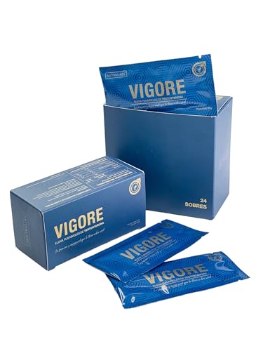 VIGORE POTENCIADOR NATURAL | FUERZA- ENERGIA - RESISTENCIA | MIEL PURA ENRIQUECIDA CON ARGININA, GLICINA, ACIDO FOLICO, NIACINA, VITAMINA B6-B12 (12 Sachets)