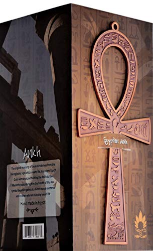 NileCart 8.5" Large metal Egyptian ANKH cross - ANKH Wall Art made in Egypt (Antique Copper) - image 3