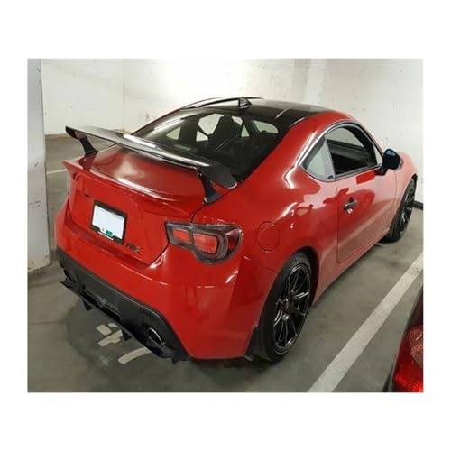 カーボンファイバー製 カーリアウイング トランク リップスポイラー トヨタ GT86 対応 スバル BRZ サイオン FR-S 2012 2013 2014 2015 2016 2017 SARDスタイル対応(Bright black)