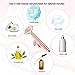 Electric Jade Roller Vibrating Facial Roller & Massager, Rose Quartz Face Massager Face Roller,Cheeks Slimmer,2 in 1 Beauty Bar Facial Skin Care Tools, Face Lift, Anti-Aging, Skin Tightening