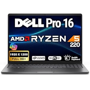 Dell Pro 16 FHD+ 16″, AMD Ryzen 5 220, Oemgenuine Customized Laptop, ...