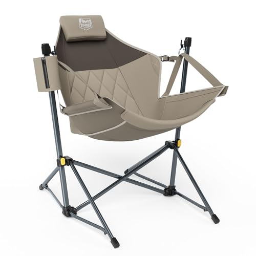 Bengum Hammock Chair TIMBER RIDGE Hammock Camping Chair with Adjustable Backrest, Heavy Duty Folding Hammock Chair...