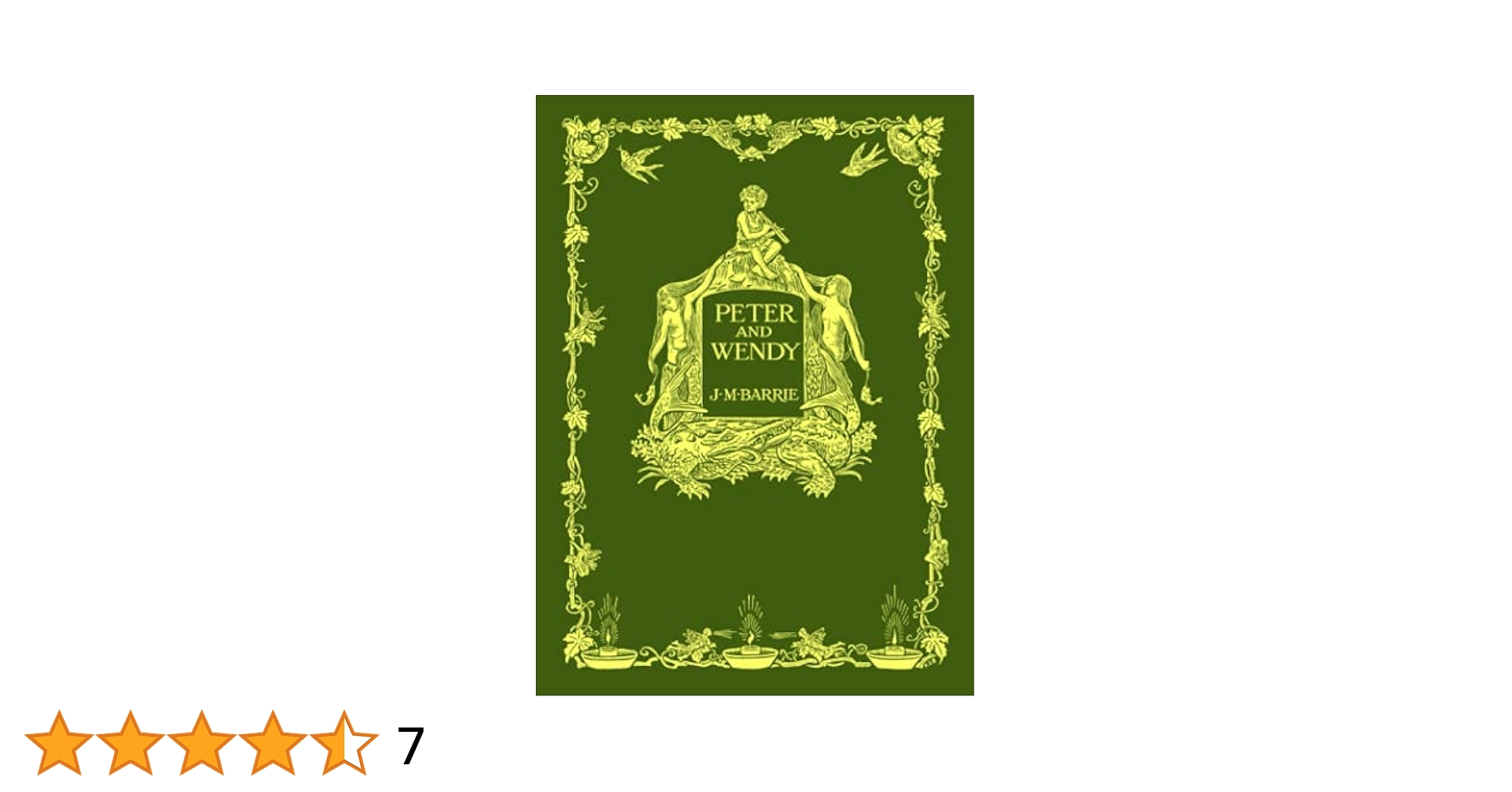 Peter and Wendy: (Peter Pan) 1911 First Edition Facsimile