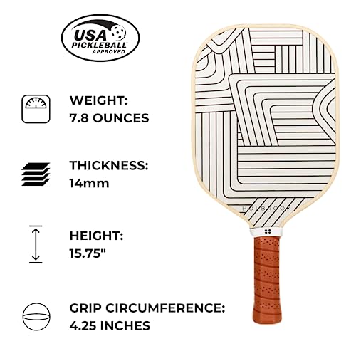 Raquette de pickleball performance pour contrôler le jeu au filet avec précision