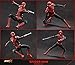 LonullyMege No Way HomeSpiderman Action Figures- 7 Inch All Joints Movable Exquisite Collection Model Gift (Red & Black)