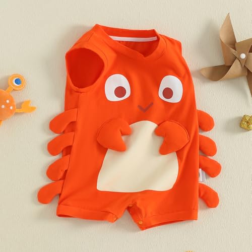 Disfraz de cangrejo unisex para bebé 2-3T miniatura 2