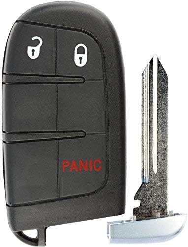 KeylessOption Llavero de repuesto para 2011 2012 2013 2014 2015 2016 2017 2018 2019 2020 Chrysler 300 Dodge Challenger Hellcat Charger Journey