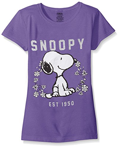 Peanuts Girls' Snoopy Short Sleeve Tee