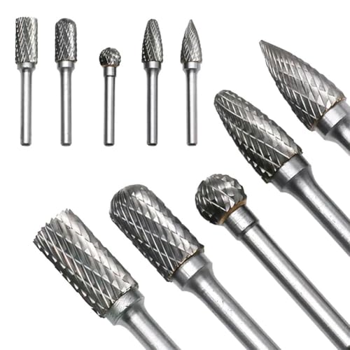 Fresa rotativa de carburo cementado 6x10 mm miniatura 4