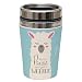 Produktbild Dekohelden24 Thermobecher/Becher to go, Motiv: Kurze Pause dann geht's weiter, Maße H/Ø: 13,5 x 8,4 cm, Fassungsvermögen: 240 ml.