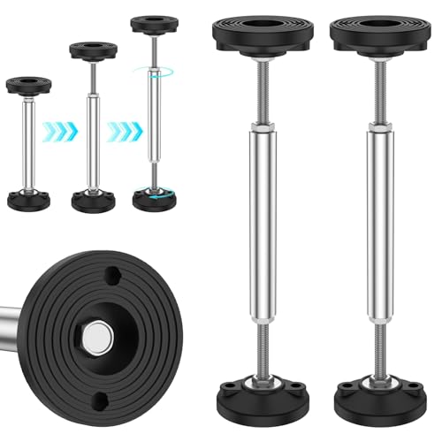 2 aste telescopiche di supporto, 24-37 cm, regolabili, in acciaio inox, pieghevoli, per scrivania, piano di lavoro, cucina, loft, armadietti, 300 kg, capacità di carico per mobili, tavoli, caffè