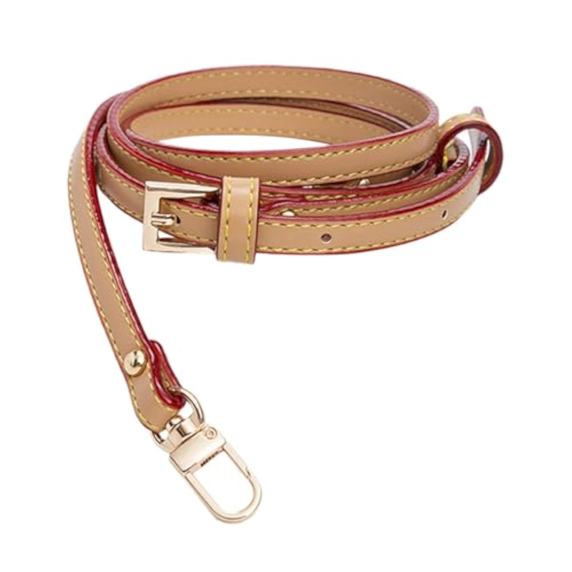 Trendy Dark Beige PU Leather Shoulder Bag Strap Replacement
