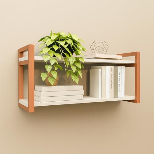 Prateleira Suspensa Nicho Estilo Industrial 35x60cm 100% MDF Prem...