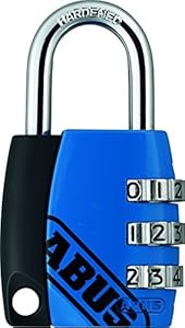 Abus 155/20 Zahlen-Vorhangschloss Blau