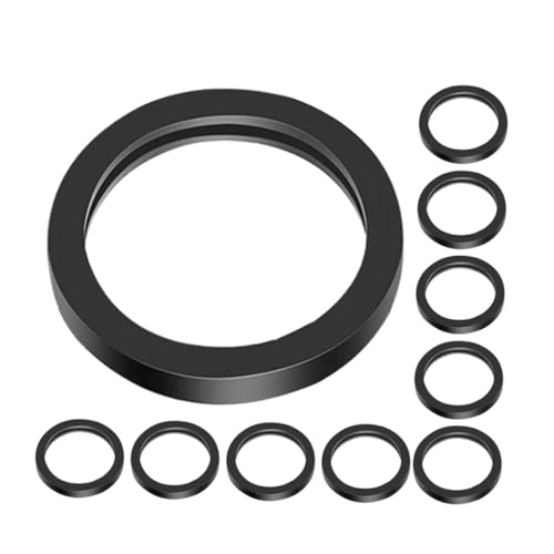 FUNOMOCYA 10pcs Sealing Ring Leak Proof Sealing Gasket Can Nozzle Replacement Can Ring Replacement Can Gaskets Can Spout Gaskets Gas Nozzles for Gas Cans Rubber Black