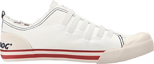 Rocket Dog Women's Joint USA Canvas Sneaker, Off White, 7.53