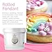 Cake Craft Rolled Fondant – Easy to Use, Vanilla Flavor, Nut-Free, Gluten-Free, Vegan – Perfect for Decorating Cakes, Cupcakes, and Cookies – 2.2 lb White
