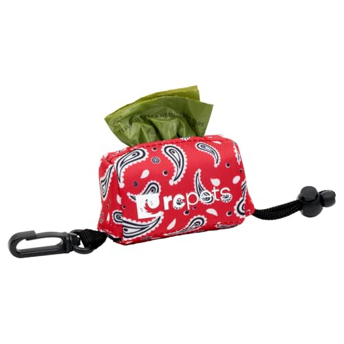 Image of RC Pets P.U.P Bag, Dog Poop Bag Holder with Leash Attachment (Rebel Red)