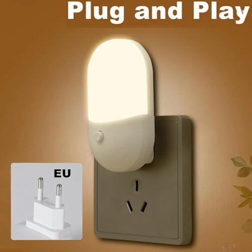 Image of ascension 1 Pc Plug in Night Lamp Night Light Energy Saving LED Plug in Lamp for Children Kids Bedroom Kids Bithday Return Gift, Assorted Color