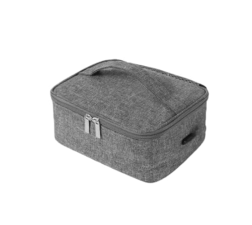 Gyiwivt USB�ۉ������`�o�b�O �[�d�� ��e��2.5L �h�����ٓ��� �ԍ�/���o�C���o�b�e���[�Ή� �ۉ��ٓ������[ ���ٓ��� �ۉ� �w�Z �E�� �A�E�g�h�A�� (�W���o�[�W���� - �O���[, 21*16*8cm)