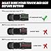 LASFIT 6FT4 Truck Bed Mat for Ram 1500 2002-2018 & Ram 2500/3500 2002-2026 & 1500 Classic 2019-2024 (6.4 FT/76.8 inches) NOT for Optional Rambox, All Weather Custom Fit TPE Truck Bed Liner