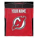 Top 10 Best Nj Devils Blanket Reviews Comparison 5 Northwest NHL New Jersey Devils Personalized Silk Touch Throw Blanket, 50' x 60', Jersey, New Jersey Devils - Jersey (236)