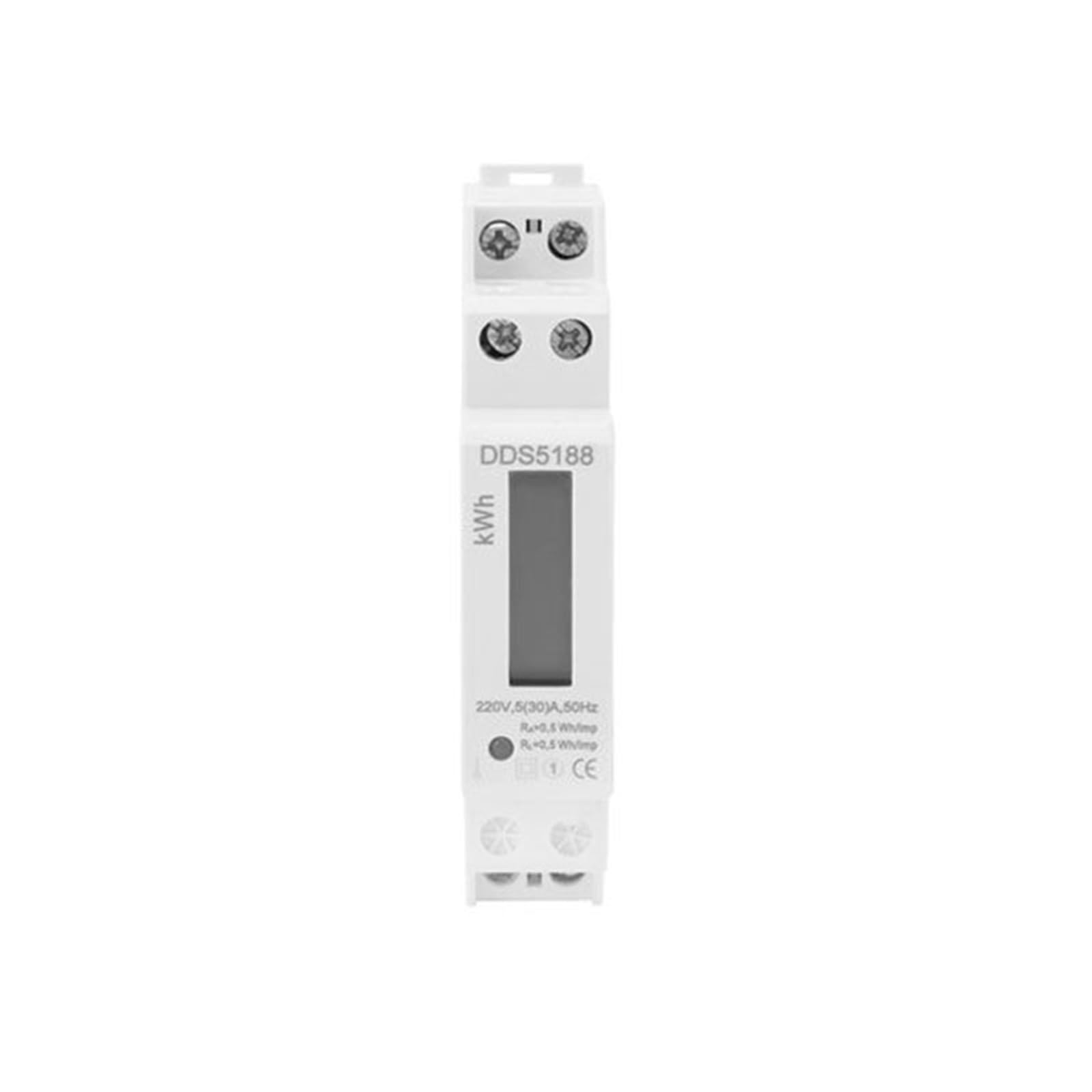 Compteur d'énergie LCD précis AC220V avec wattmètre numérique pour suivi des kWh en temps réel