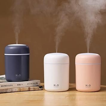 DONDA Colorful H2O Aromatherapy Diffuser Ultrasonic Humidifier Cool Mist Air Purifier for Dryness, Large Capacity for Room, Baby, Plants, Bedroom (180 ml,Multicolor) (H20 Colorful)
