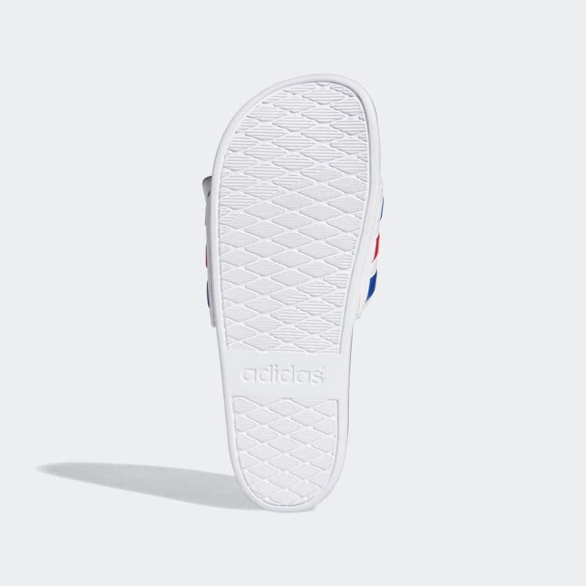 Image of Adidas Men ADILETTE COMFORT ADJ Synthetic Swim Slide FTWWHT /SCARLE /ROYBLU | GTD10