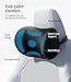 Wigoo 2025 Upgrade Car Neck Pillow [No More Pressure, Odorless] Soft Car Headrest Pillow with Adjustable Strap Removable Cover 100% Memory Foam, Fits All Vehicles (Black 2-Pack)