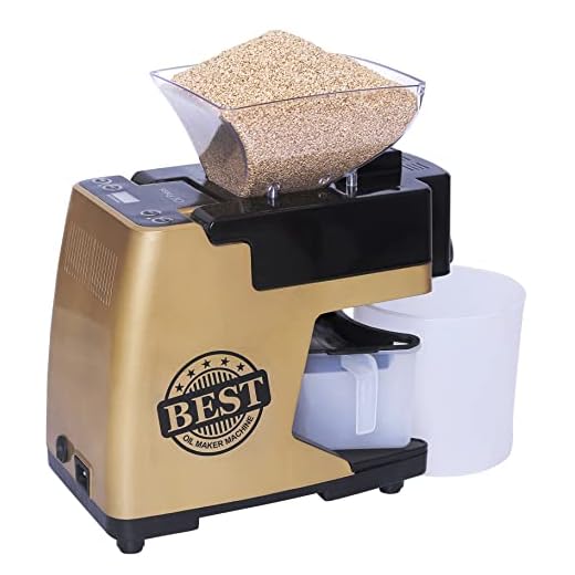 TRYATDELIVERY Best Home Use Cold Press Fully Automatic Oil Maker Machine, 400 Watts, Brown