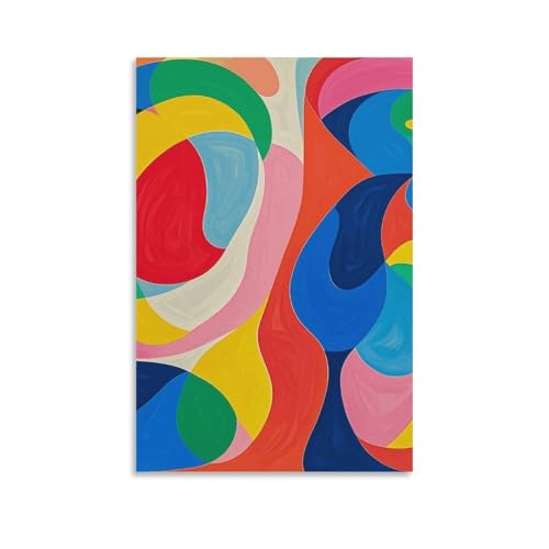 Peinture abstraite pour salon BVNMT résolvant le manque d'éclat mural