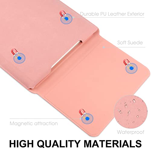 HoYiXi 13 Inch Laptop Sleeve Case Leather Bag Compatible with MacBook Air 13 M1 M2 2022-2018/MacBook Pro 13 M2 2022-2016/Surface Pro 8 2021/Surface Go 3 13-13.3'' Dell Lenovo HP ASUS Acer PC - Image 3