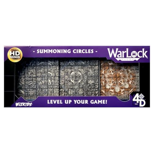 WizKids Warlock Dungeon Tiles Summoning Circles baldosas esculpidas premium