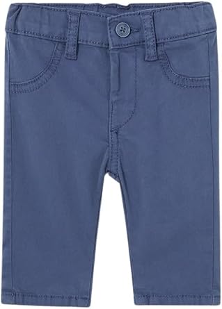 Mayoral Twill Basic Trousers for Baby-Boys Indigo