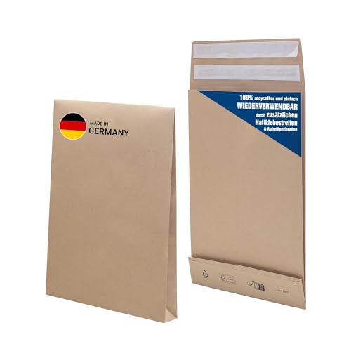 E-Green Kraft Mailer 350 X 250 X 50 Mm 120 Gsm Peel & Seal