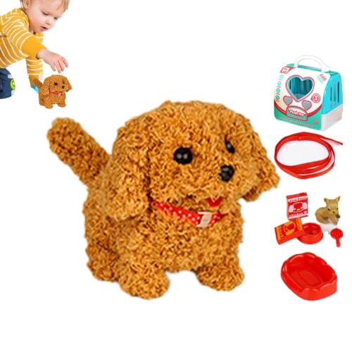 Perro robot peluche interactivo electrónico para niños y niñas 7