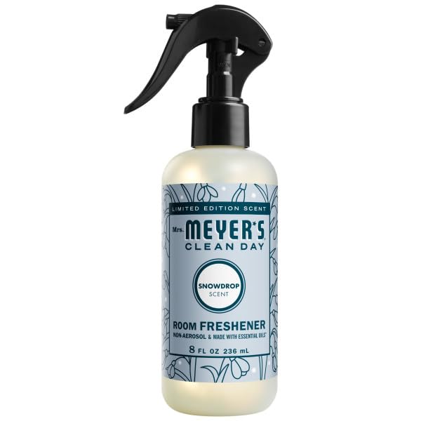 Image of Mrs. MEYER'S CLEAN DAY Room Freshener 4 Pack Variety Pack, Iowa Pine, Peppermint, Gingerbread, Snowdrop, 8 Fl Oz Each, 1 CT