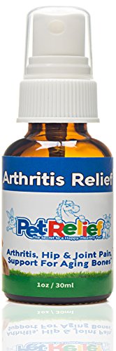 Pet Relief Natural Arthritis Pain Relief Supplement for Dogs, 30ml(40 Day Supply)