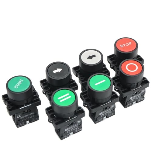 Botones momentáneos XB2 que evitan fallos de encendido en maquinaria 22mm