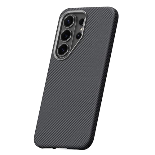 Coque fine pour Samsung S26 Plus avec cadre en métal et anneau aimanté