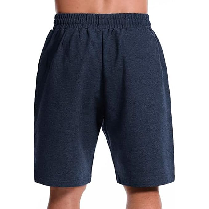 Image of KART BLACK Plus Sizes Men's Cotton Knee Length Shorts(M,L,XL,XXL,3XL,4XL,5XL Shorts) | Casual and Night Wear Mens Shorts