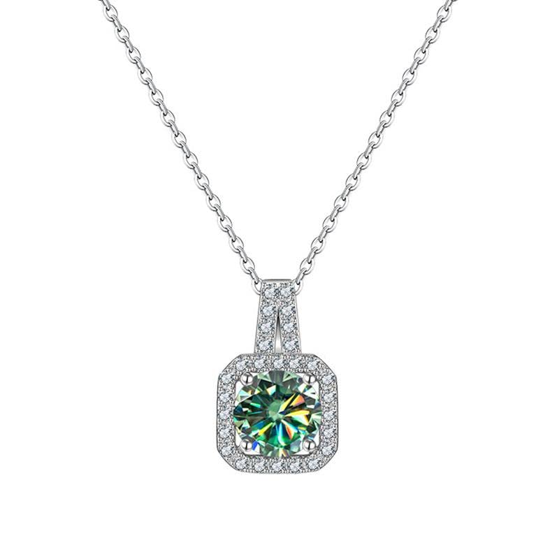 Collier moissanite pour femme en argent : le cadeau de Saint-Valentin idéal